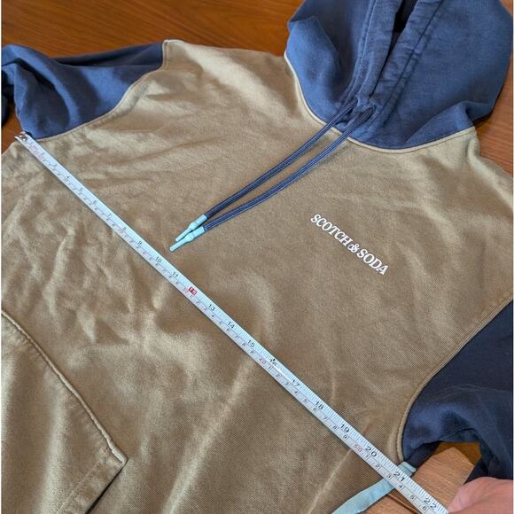 Scotch & Soda Unisex Organic Cotton Felpa Logo Hoodie, size M - Picture 5 of 8